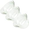 eagosion 3 Pack Replacement Silicone Eye Cups for Electric Eye Wash Station Soft, Skin-Friendly Eyewash Cups for Daily Eye Cleaning Leak-Proof, ReusableFlush Bowl Compatible with EC view 1