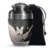 JAGSHASHI Butterfly Funeral Urn Adult Ash Man - Memorial Ashes Urn - Large Urns for Human Ashes Adult - Large Urns for Human Ashes - 10 Inch view 1