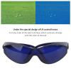 QANYEGN Golf Glasses, Golf Ball Finder, Blue Professional Lenses Glasses Sports Matte Frame with Zipper Case Suitable for Most Prescription Eyes view 2