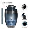 JAGSHASHI Swan Urn for Women Human Ashes - Cremation Urn for Adults - Cremation Urns for Women - Memorial Urns - 10 Inch view 2