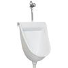 Large Simple Urinals for Men, Wall-Mounted Urine Diverter Waterless Urinal Outdoor Toilet Temporary Urinal with Hose, Mobile Toilet Water Saving Urinal Trough f(White) view 1