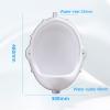 Dntum Outdoor Waterless Urinal with Hose and Flush Valve, Wall Mounted Commercial Men Plastic Urinals High Efficiency Washout Urinal, Mobile Toilet Portable Urinal Tr(Urinal + Hose) view 2