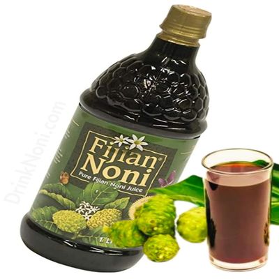 NONI Juice by Morinda, Original and Authentic, Noni Fruit Juice from FIJI with All-Natural Daily Wellness Drink (Pack of 2 x 33.8 Fl Oz Bottles) Natural Goodness