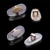 Replacement Push-in Nose Pads for RayBan RB3549 RB4071 RB6335 RB6336 RB7140 RB8415 and More Sunglasses,Eyglasses Repair-Kits (Silver) view 4