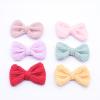 NingPower 20 Pcs Corduroy Bow Tie Bows, Cute Bowknot for Crafts, Sewing, Wedding, Birthday, Party, Clothing Accessories, Red view 4