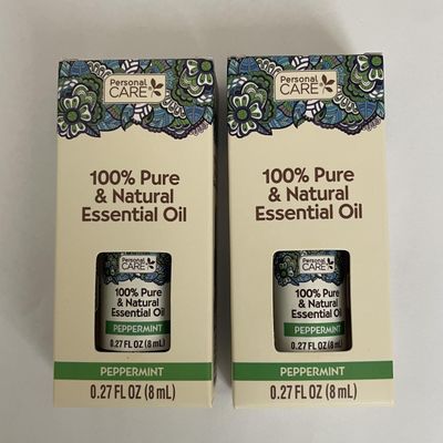 100% All Natural Peppermint Essential Oil, (Pack of 2)
