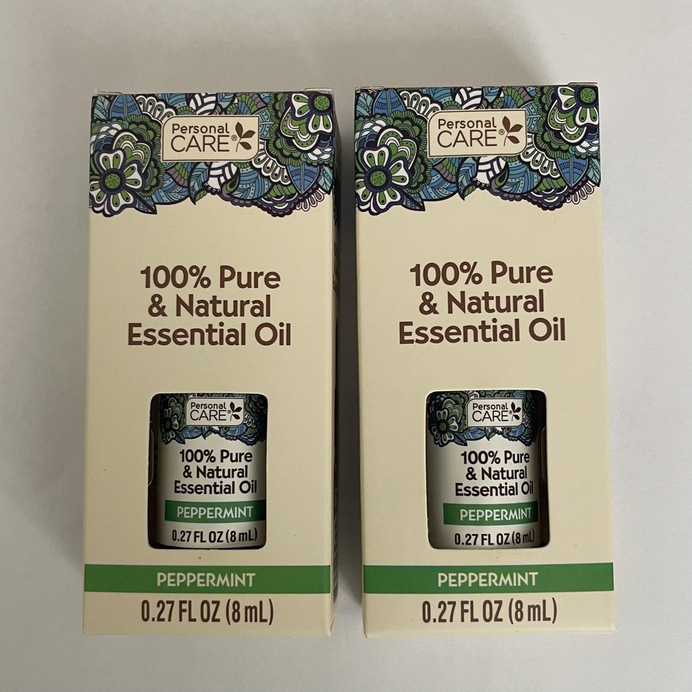 100% All Natural Peppermint Essential Oil, (Pack of 2)