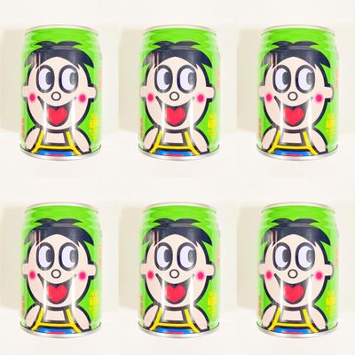 Milk Flavored Drink-Artificial Apple Flavor,245ml,6 Cans