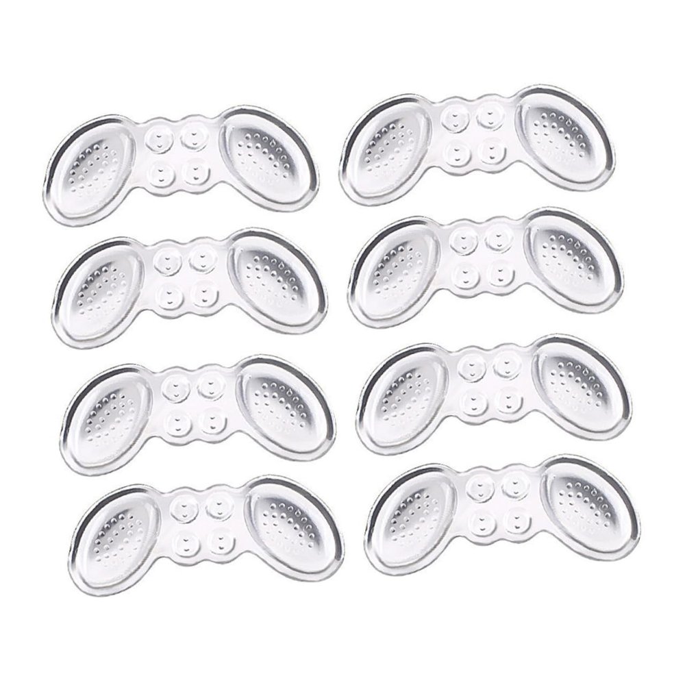 TOVINANNA 4pairs Invisible Sticker Heel Pads Thin Foot Protection for High Heels Shoe Clips