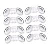 TOVINANNA 4pairs Invisible Sticker Heel Pads Thin Foot Protection for High Heels Shoe Clips view 1