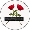 Custom Edible Cake Topper Anniversary Love in Bloom Design Pre-cut 8" Round Icing Sheet RA Pape view 3