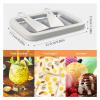Rolled Ice Cream Maker Kit with Color Changing Spoons - DIY Frozen Treats for Gelato, Sorbet, Soft Serve, and Slushies view 2