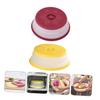 CIYODO 2pcs Microwave Splatter Cover Set Anti-sputtering Food Covers Red and Yellow and Multi-functional for Microwave Food Freshness and Vegetable Washing view 4