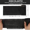 24 Pack Self Adhesive Bandage Wrap, 4 x 5 Yards Cohesive Medical Tape Elastic Grip Tape Black Sports Tape Athletic for Ankle, Wrist Sprains, Pet First Aid (Black, 4 Inch) view 3