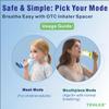 Inhaler Spacer - for Children and Adults, Medical Grade mask Design, Colorful Options, Home School Travel, Easy to Clean - Nessi OTC Spacer (Purple, Adult) view 4