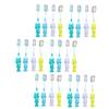 HOLIDYOYO Kid's Toothbrush Kit 24pcs U-Shaped Cartoon Toothbrushes Portable Comfortable Bamboo Brush view 1