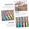 HOLIDYOYO Kid's Toothbrush Kit 24pcs U-Shaped Cartoon Toothbrushes Portable Comfortable Bamboo Brush view 3