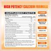 1200mg Calcium Gummies w/Vitamin D3 for Adults - High Absorption Calcium Supplement with Magnesium, K2, Copper, Boron, Zinc and Ashwagandha, Support Bone & Muscle, Sugar-Free for Women Men, 120 Count view 2
