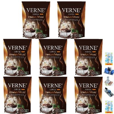 15 Sachets/Pack(225g) VerneCoffee Arabica 7in1 Herbal Delicious Intense Roasted Much Mellow Good Shape Set 8 No0842892656 By Thaigiftshop[Get Free For You Beauty Gifts]