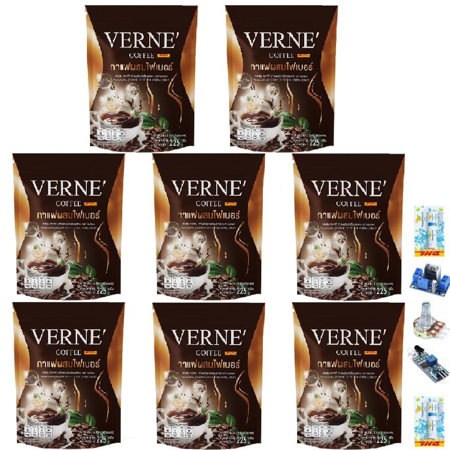 15 Sachets/Pack(225g) VerneCoffee Arabica 7in1 Herbal Delicious Intense Roasted Much Mellow Good Shape Set 8 No0842892656 By Thaigiftshop[Get Free For You Beauty Gifts]