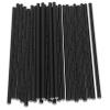 200pcs Extra Long Bar Straws Black Paper Straws Safe for Occasions view 1