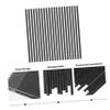 200pcs Extra Long Bar Straws Black Paper Straws Safe for Occasions view 4