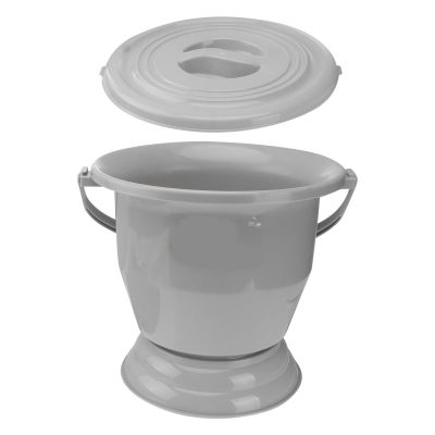HOLIDYOYO Portable Urinal Pan for Adults Handheld Potty Spittoon Lid Bedside Commode for Men Women
