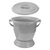 HOLIDYOYO Portable Urinal Pan for Adults Handheld Potty Spittoon Lid Bedside Commode for Men Women view 1