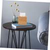 TINEASUR Rattan Woven Tissue Box Holder for Square Napkins Natural Decor for Living Room Dining Area and Tables and Easy to Refill Tissues view 2