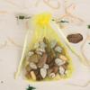 100 Count 5x7 inch Organza Gift Wrap Bags Yellow for Baby Shower,Christmas,Party Favors,Kids Birthday,Wedding,Bridal Shower Drawstring Sheer Fabric Clear Mesh Gauze Reusable Sachet for Jewelry,Candy view 4