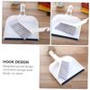 IWOWHERO 2sets Mini Broom and Dustpan Set for Kitchen Desktop Cleaning White Compact Design for Dining Table Keyboard and Car Use Deep Concave Dustpan for Easy Dust Collection view 3