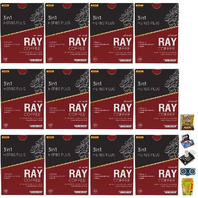 Delicious Intense Roasted Much Mellow Good Shape 30Sachets/Pack(450g) RayCoffee Arabica Herbal Set 12 No0614289956 By Beautygoodshop [Get Free For You Beauty Gifts]