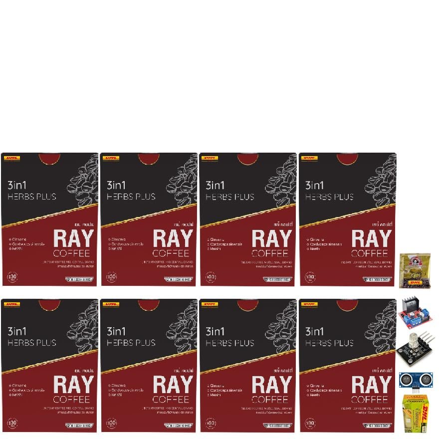 30Sachets/Pack(450g) RayCoffee Arabica Herbal Delicious Intense Roasted Much Mellow Good Shape Set 8 No0617899569 By Beautygoodshop [Get Free For You Beauty Gifts]