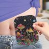 Uorisanigo Urostomy Pouch Bag Mushroom Pattern Colostomy Bags Supplies Odor Control Pouch Cover Protective Bags with Round Opening Care Protector for Women 4Pcs view 2