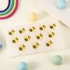 12pcs Edible Bees Cake Decorations, Icing Bumble Bee Cupcake Toppers Sugar Sprinkles for Cake Decorating Parties Baby Shower Waffles Ice Creams Decor view 3