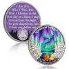 YRCKUDZKG Guided by Northern Lights Sobriety Coin view 1