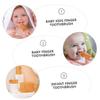 SKISUNO Silicone Boys and Girls Oral Care Brush First Toothbrush Teething Toothbrush Grip Finger for Toddlers view 4