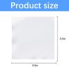 120 Pack Microfiber Cleaning Cloth for Glasses (5.5"x5.5"), Sublimation Eye Glasses Clean Cloths White Microfiber Lens Cleaner Cloths for Eyeglasses, Lenses, Silverware, Camera, Phones and Laptops view 2