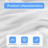 120 Pack Microfiber Cleaning Cloth for Glasses (5.5"x5.5"), Sublimation Eye Glasses Clean Cloths White Microfiber Lens Cleaner Cloths for Eyeglasses, Lenses, Silverware, Camera, Phones and Laptops view 4