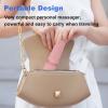 blankdict Personal Massager, Micro Wireless Massager, Small & Powerful, Waterproof Portable, Suitable for Relieving Neck, Leg and Shoulder Pain, Pink view 2