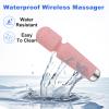 blankdict Personal Massager, Micro Wireless Massager, Small & Powerful, Waterproof Portable, Suitable for Relieving Neck, Leg and Shoulder Pain, Pink view 3