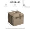 Western Crosses Barn Wood and Conchos Luxury Leather Tissue Box with Elegant Tissue Lid and Sophisticated Office Decoration view 4