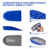1/2 inch Heel Lifts Inserts Cushioned Arch Support Insoles with Hidden Lift Technology, Plantar Fasciitis Relief Inserts, Anti-Slip Heel Pads for All Day Standing Support (1 Pair) (Medium) view 4