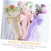 ORFOFE 10sets Handheld Flower Wrapping Box for Bouquets Lightweight for Weddings Birthdays and Special Occasions view 3