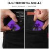 Purple Rose Print Metal Lighter Case, Durable Lighter Protective Cover with Personalized Graffiti Design Easy to Install, Universal Fit for Standard Lighters, Stylish & Unique Idea view 3