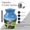 Golf Ball Small urns for Human Ashes Keepsake - mini Funeral urn for Human Ashes 3 inch 2 pcs view 2