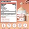 JUYIHEAL Mushroom Coffee Creamer, 210g Mushroom Probiotic Coffee Creamer with Adaptogenic 6 Mushrooms, Cordyceps, Reishi, King Trumpet, Shiitake, Turkey Tail, Lion's Mane for Energy, Focus, Digestion view 4