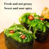 Instant Shredded Seaweed,Cold Salad,wakame,Vegetables,Japanese Side Dishes,Pickles,Vegan,Sweet and Sour Spicy Dishes,Instant Meal Replacement, Kimchi,Delicious Snack Gift (1bag) view 3