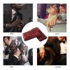 Travel Cigar Case Leather Soft Touch Fashion Appearance Portable Cigar Pouch for 3 Cigars Outdoor Activities High End Leather Material Light and Convenient Design (66) view 2