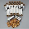 25pc Fireworks Tubes Silver and 50pc Paper Plug Kit 3/4" x 2-1/2" x 1/8"